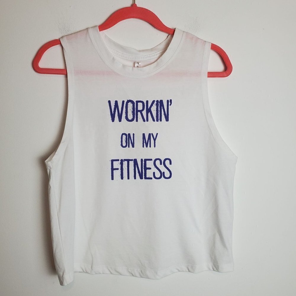 Fabletics Gina Muscle Tank XXS White athleisure tank